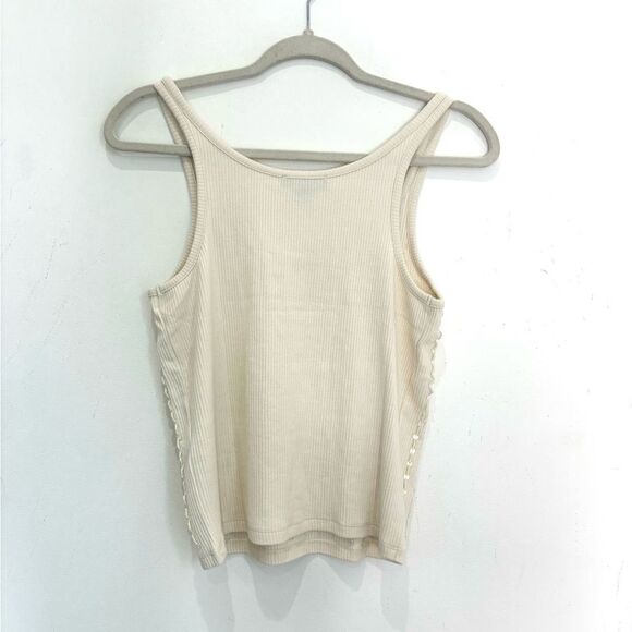 NWT J. Crew Embellished vintage rib tank top - Picture 8 of 11